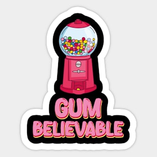 Gum Believable Chewing Gum Chewing Gums Sticker